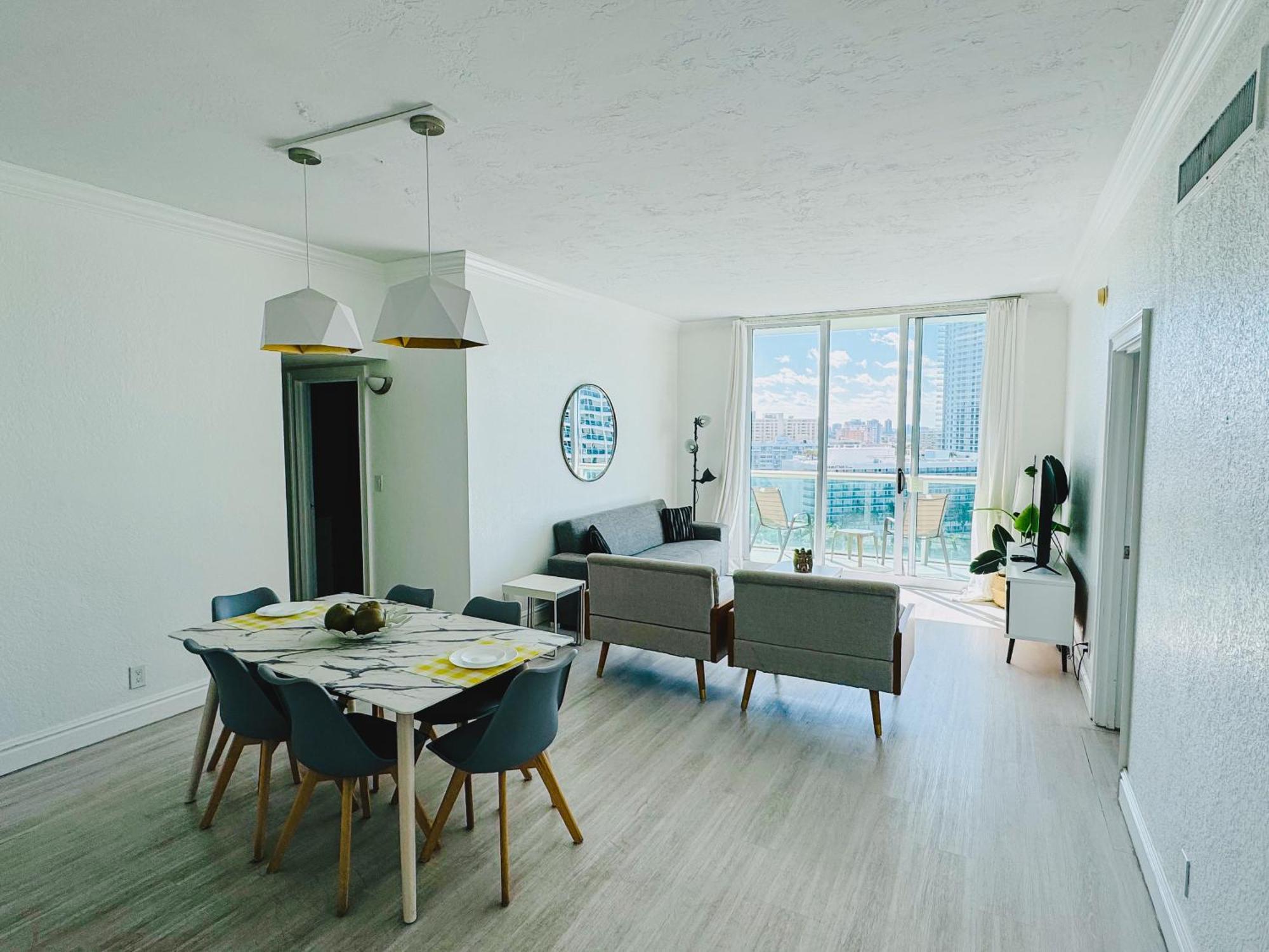 Miami Hollywood Great Two Bedroom Apartment With Channel View 006-22Bvic Exteriör bild